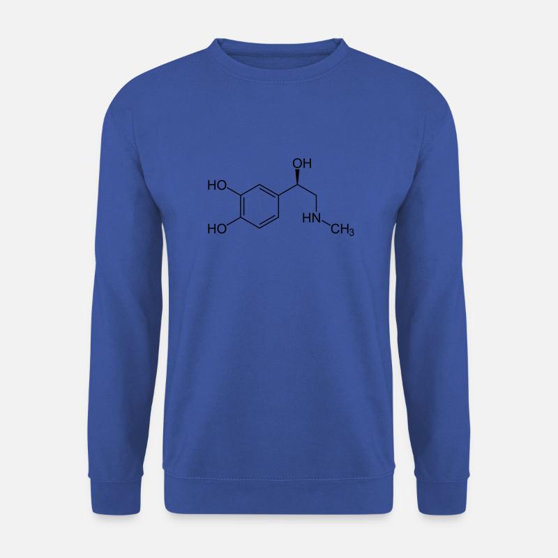 Adrenaline structural formula - Unisex Sweatshirt - royal blue