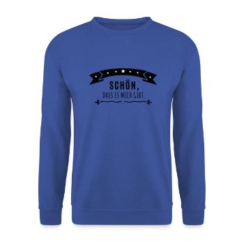 Sympa qu'il y a moi. - Sweat-shirt Unisexe - bleu royal - Devant - Alina (178cm) & Michal (187cm)