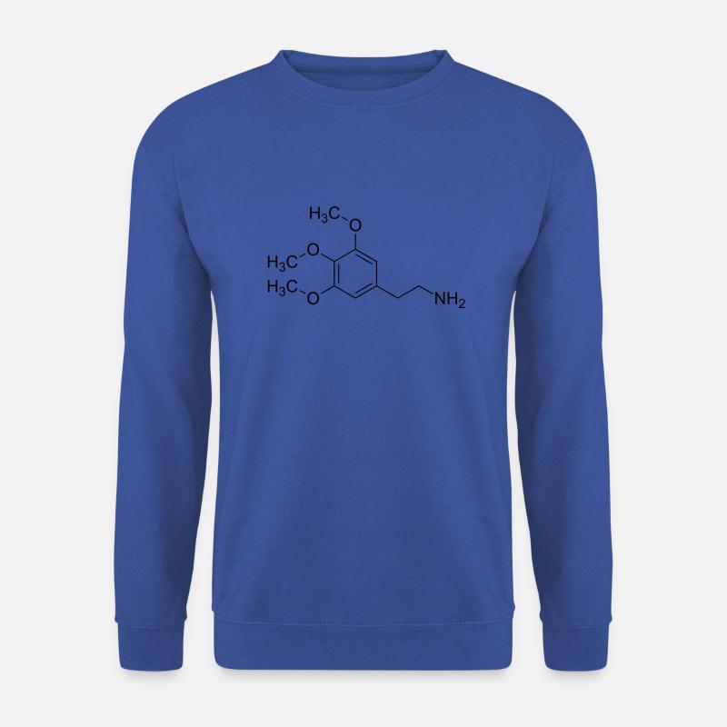 Mescaline mescaline structural formula - Unisex Sweatshirt - royal blue