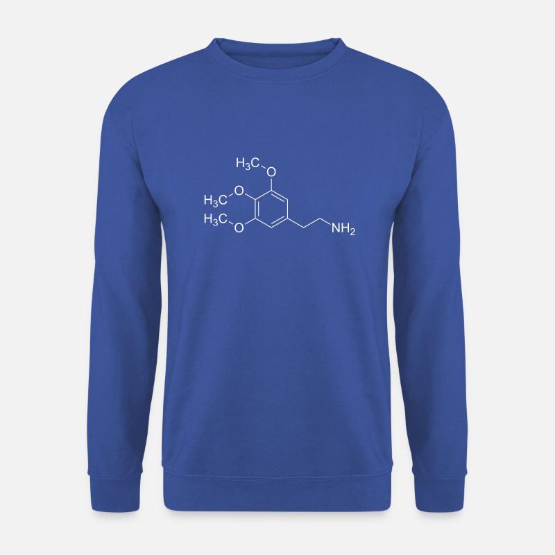 Mescalin Meskalin Strukturformel - Unisex Pullover - Royalblau
