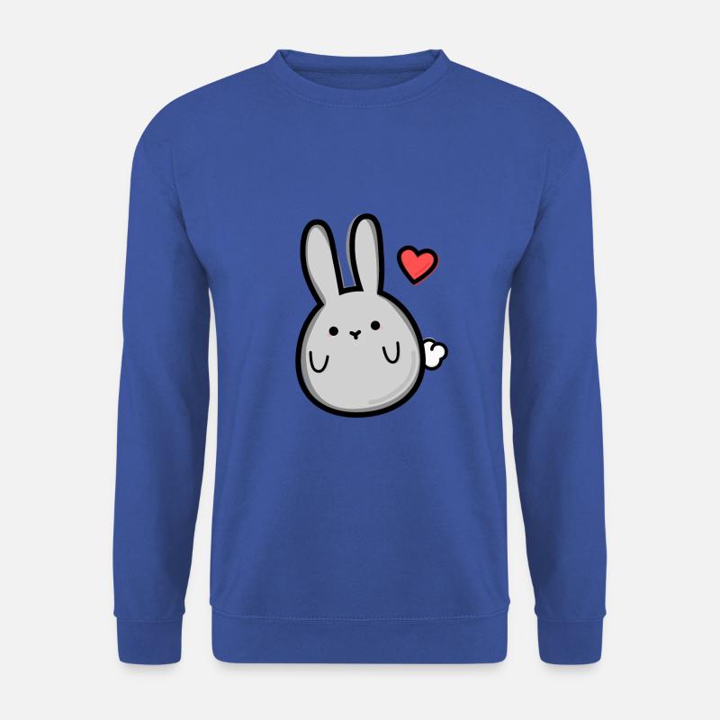 Hase mit Herz - Unisex Pullover - Royalblau