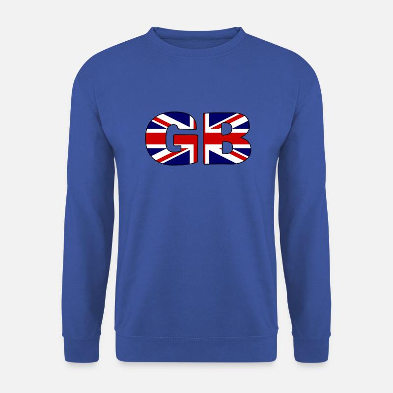 Great Britain Flag - Unisex Sweatshirt - royal blue