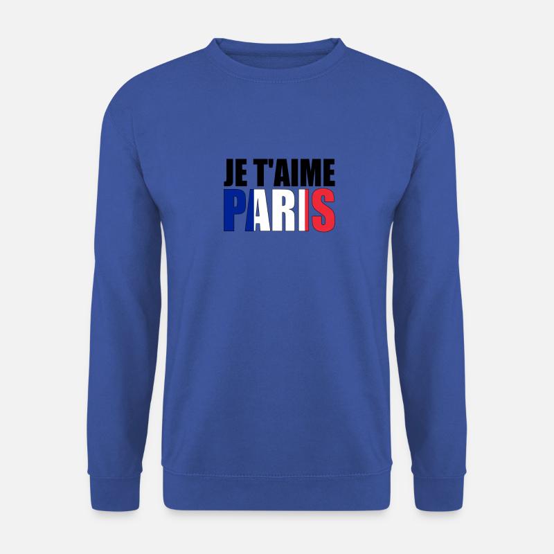 PARIS - Unisex Pullover - Royalblau