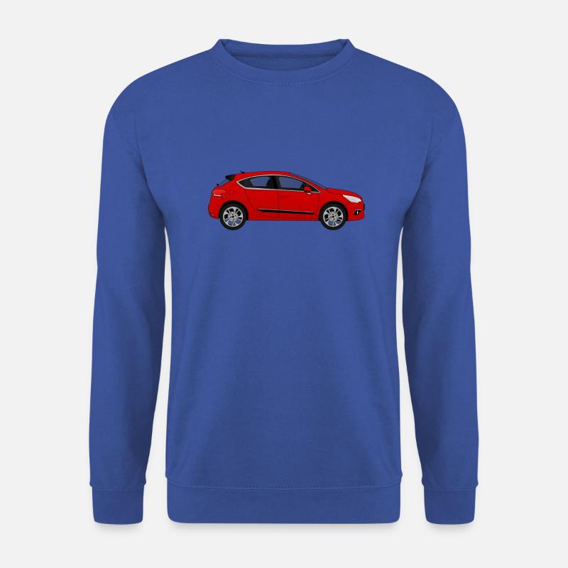 Rotes Auto - Unisex Pullover - Royalblau