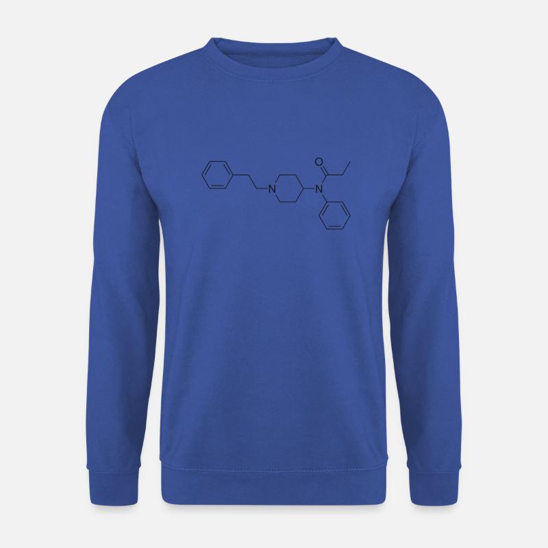Fentanyl structural formula - Unisex Sweatshirt - royal blue