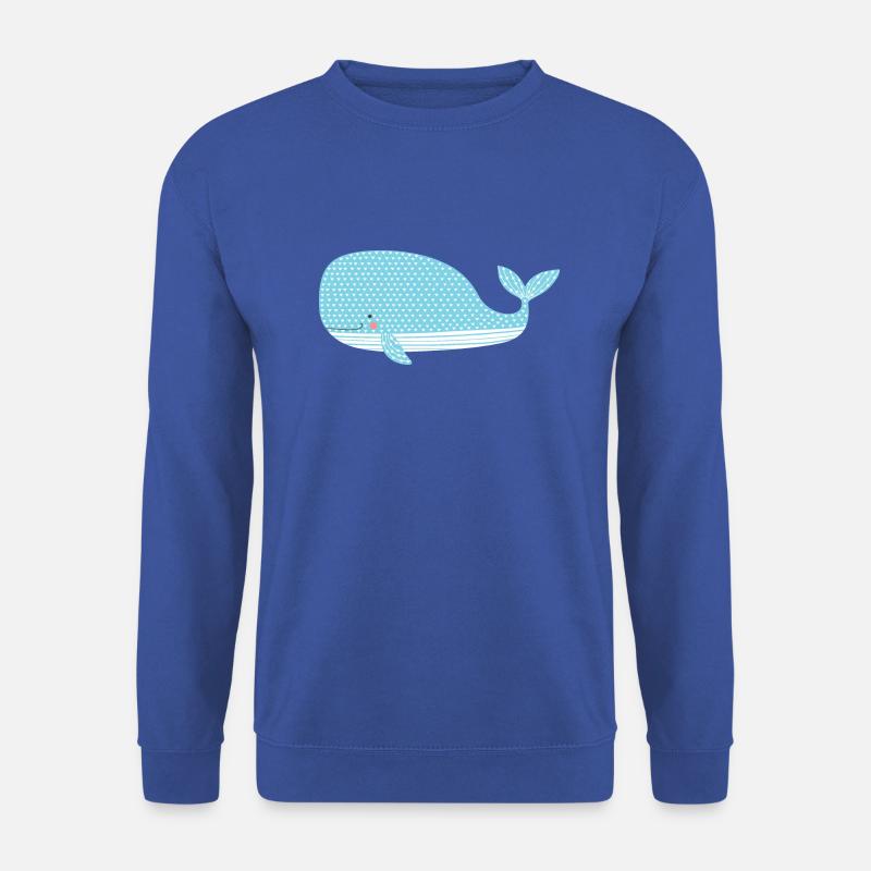 Niedlicher Wal - Unisex Pullover - Royalblau