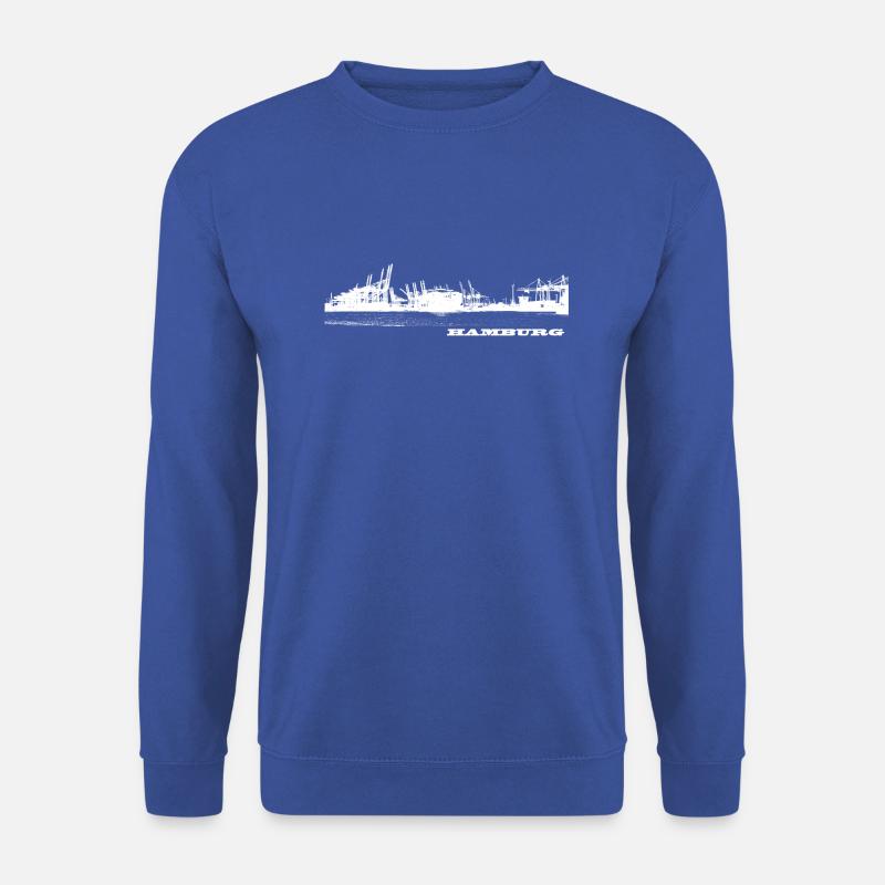 Hamburger Hafen - Unisex Pullover - Royalblau