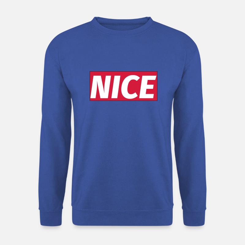 NICE - Unisex Pullover - Royalblau