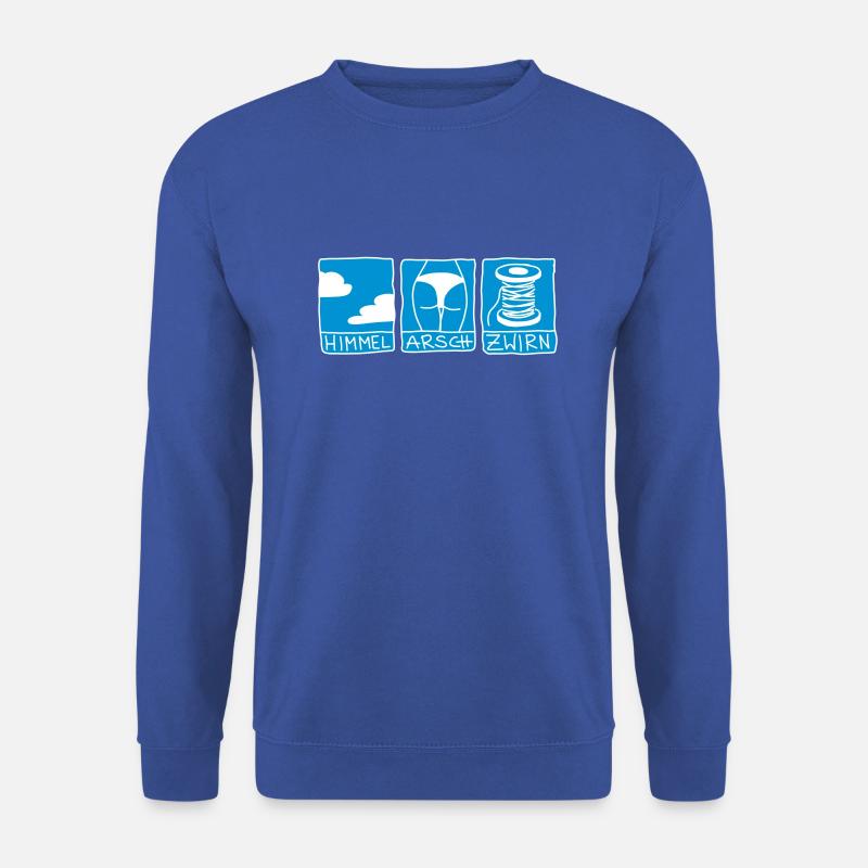 heaven, ass and thread - Unisex Sweatshirt - royal blue