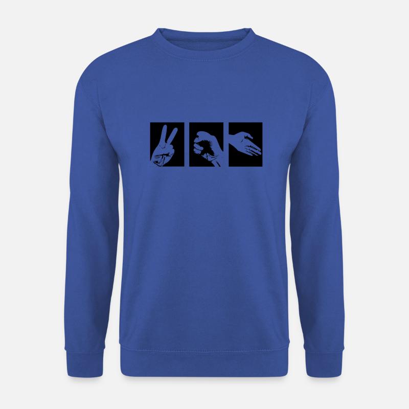 Scissors Stone Paper - Unisex Sweatshirt - royal blue