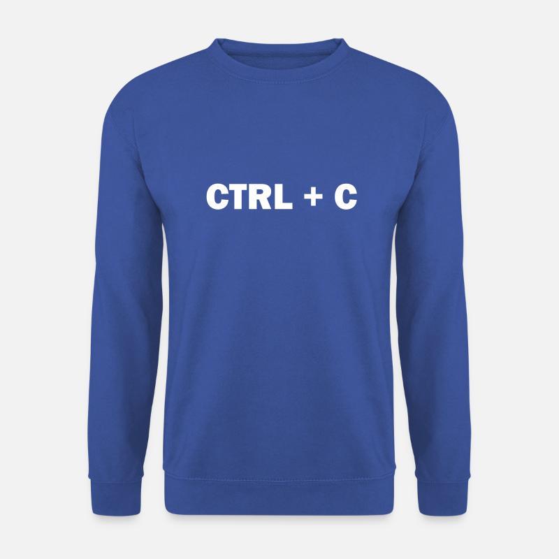 CTRL + C - Unisex Pullover - Royalblau