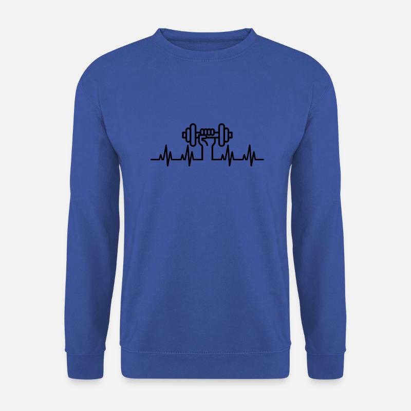 EKG Bodybuilding - Unisex Pullover - Royalblau