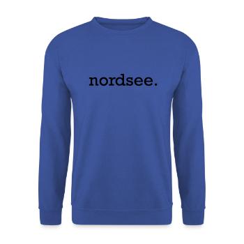 North Sea. - Unisex Sweatshirt - royal blue - Front - Alina (178cm) & Michal (187cm)