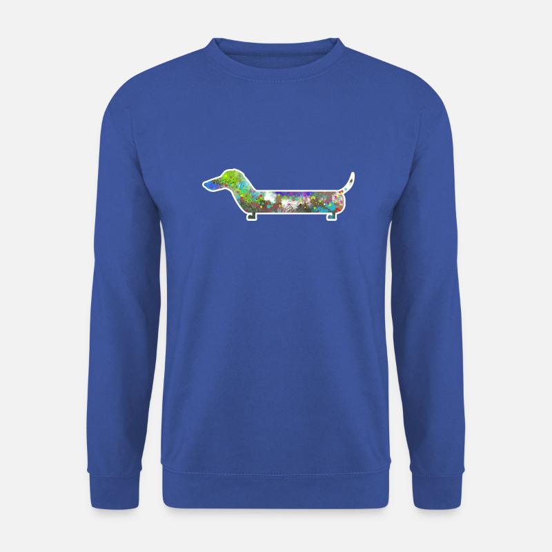 bunter Hund - Unisex Pullover - Royalblau