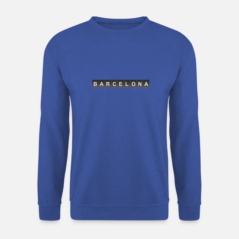 Barcelona Flughafen - Unisex Pullover - Royalblau