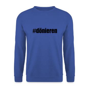 Hastag doner kebab kebab - Unisex Sweatshirt - royal blue - Front - Alina (178cm) & Michal (187cm)