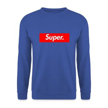 great. - Unisex Sweatshirt - royal blue - Front - Alina (178cm) & Michal (187cm)