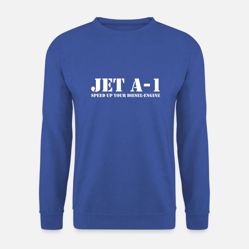 Jet A-1 diesel - Unisex Pullover - Royalblau