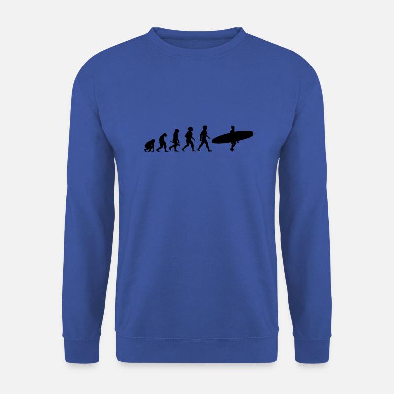 Evolution Surfing Surfers surfboard surfing - Unisex Sweatshirt - royal blue