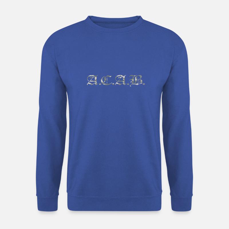 ACAB digital camouflage - Unisex Pullover - Royalblau