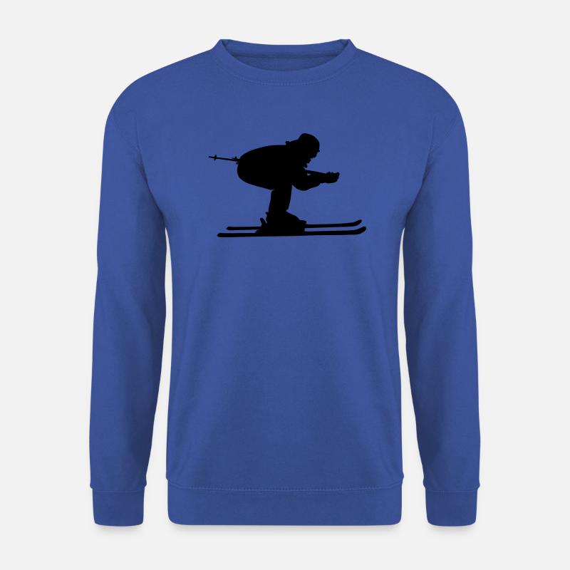 Skifahrer Aerodynamisch - Unisex Pullover - Royalblau