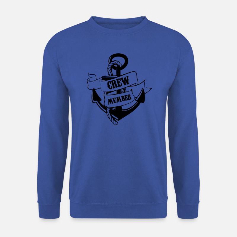 crew member anker 01 - Unisex Pullover - Royalblau