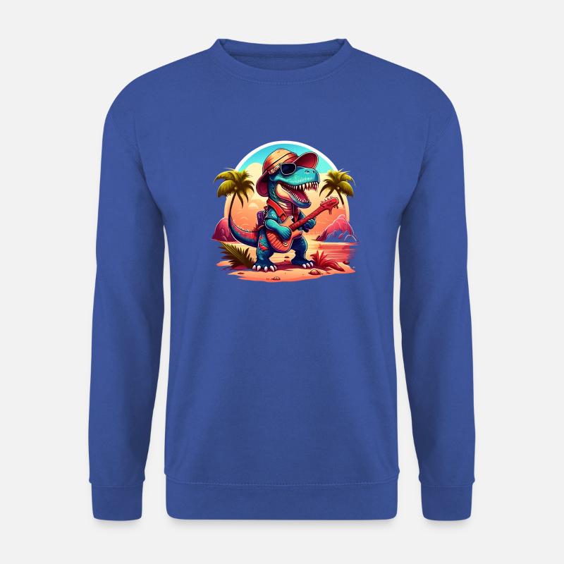 funky t-rex - Unisex Pullover - Royalblau
