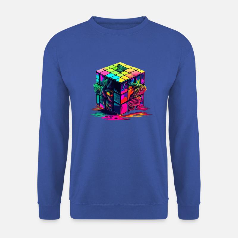cube - Unisex Pullover - Royalblau