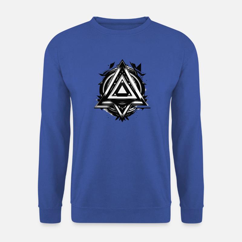 Triangles - Unisex Sweatshirt - royal blue