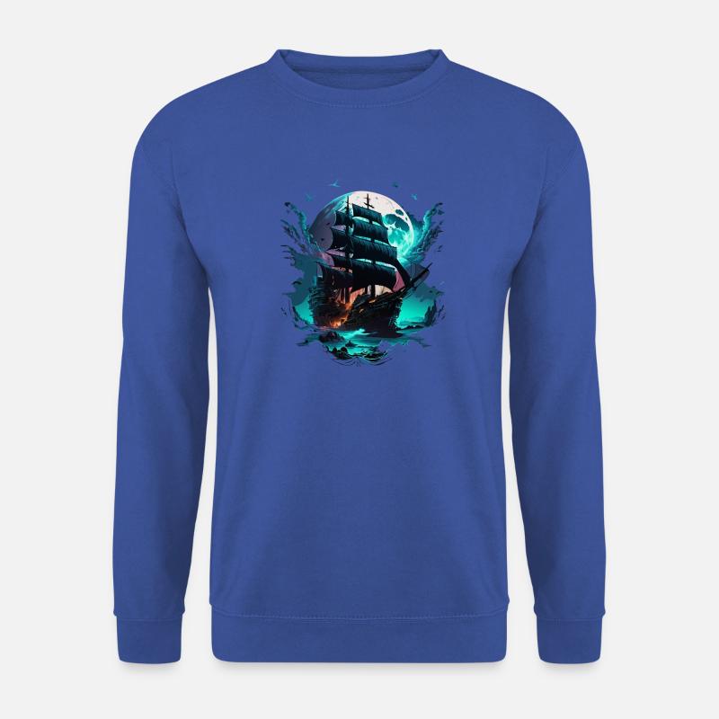 ghost ship - Unisex Pullover - Royalblau