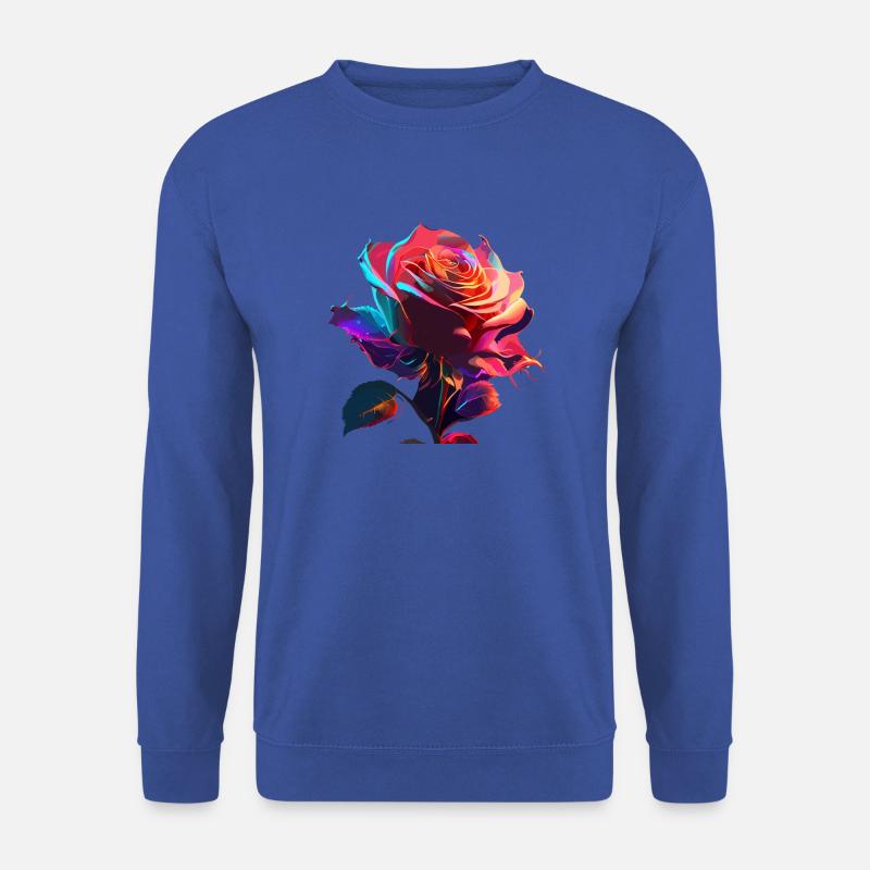 rose - Unisex Pullover - Royalblau