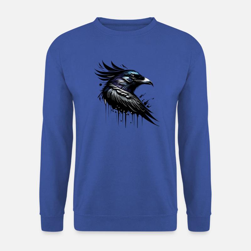 crow - Unisex Pullover - Royalblau