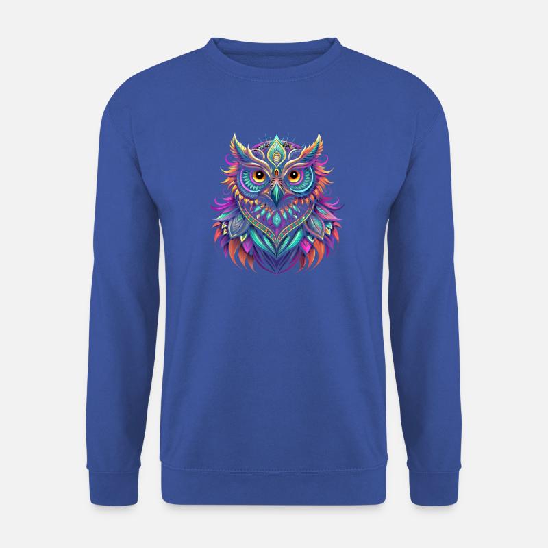Owel - Unisex Pullover - Royalblau