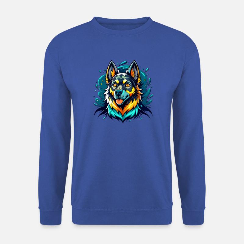 German Shepherd - Unisex Pullover - Royalblau