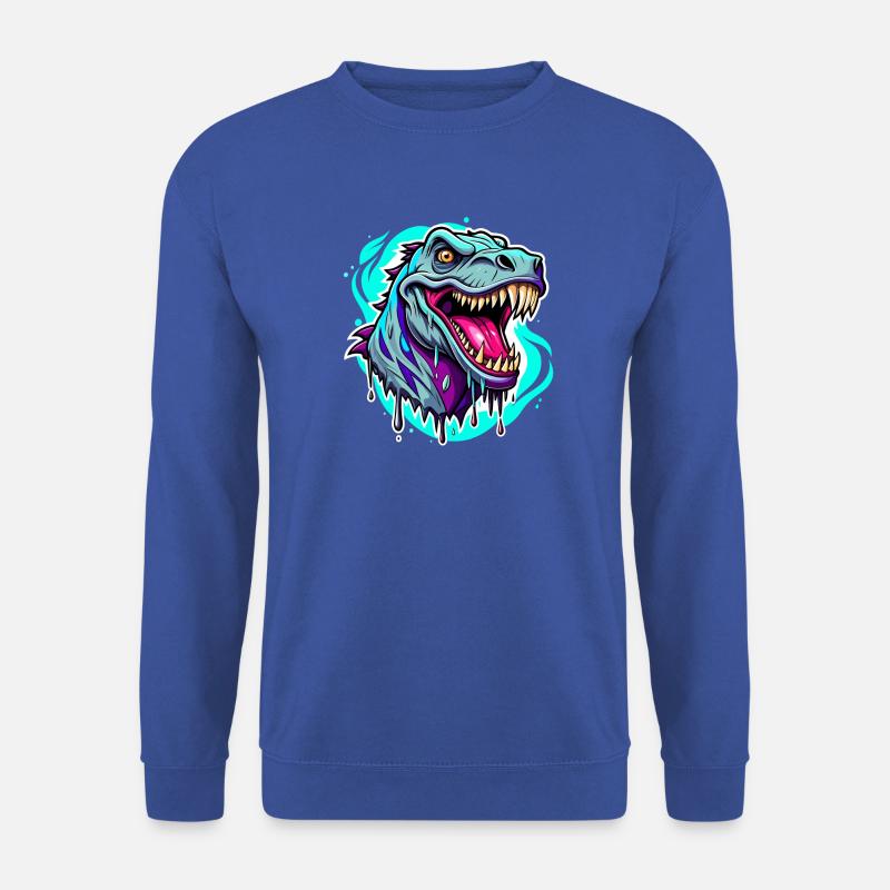 t-rex - Unisex Pullover - Royalblau