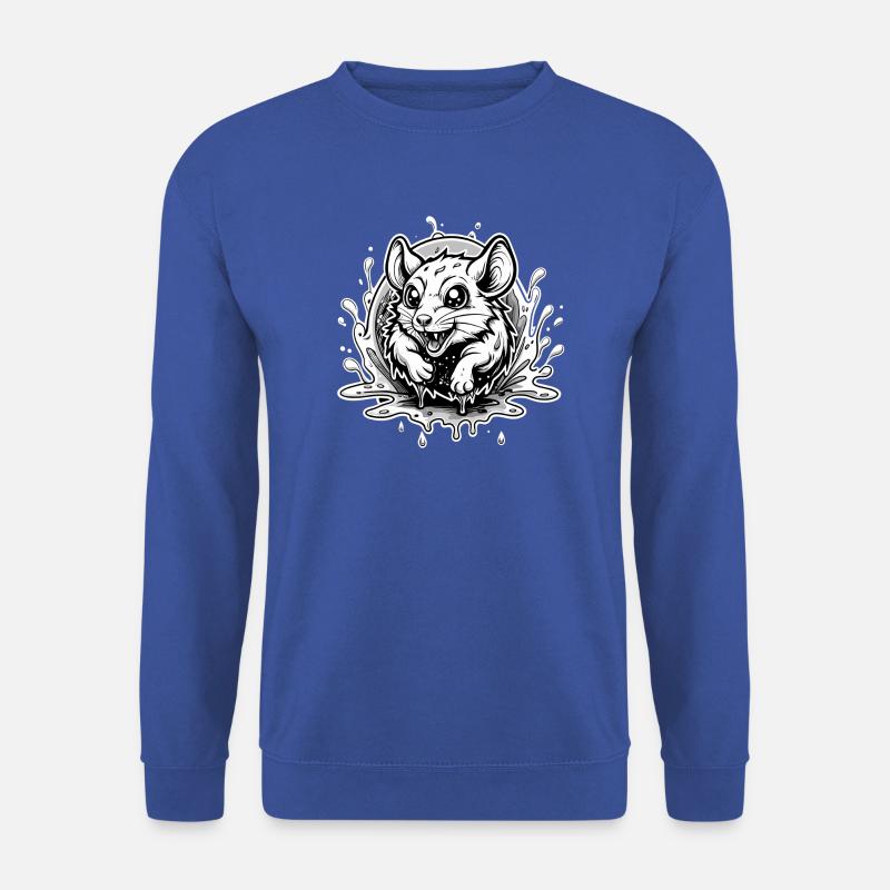 cute rat - Unisex Pullover - Royalblau