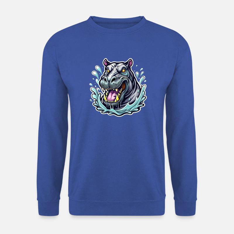 nilpferd - Unisex Pullover - Royalblau