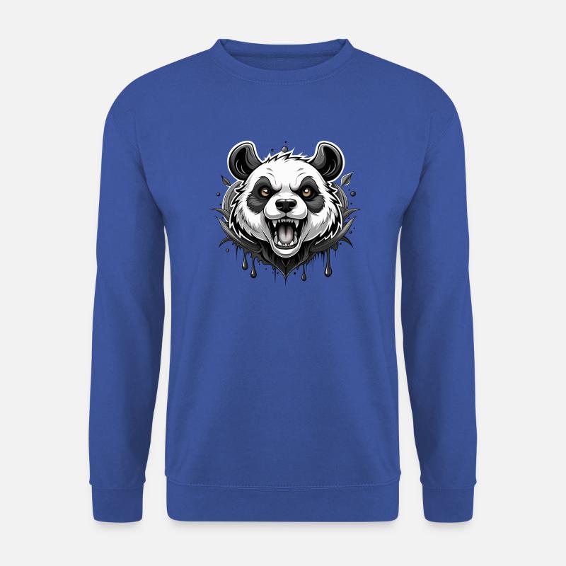 pandabär - Unisex Pullover - Royalblau