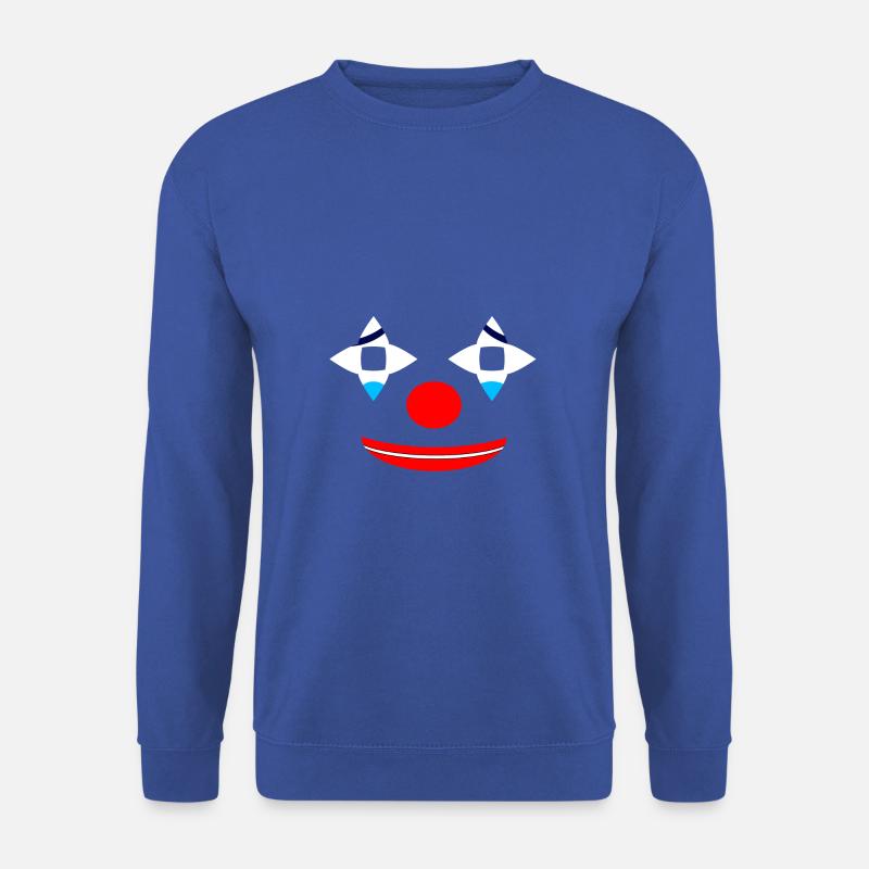 lachender Clown - Unisex Pullover - Royalblau