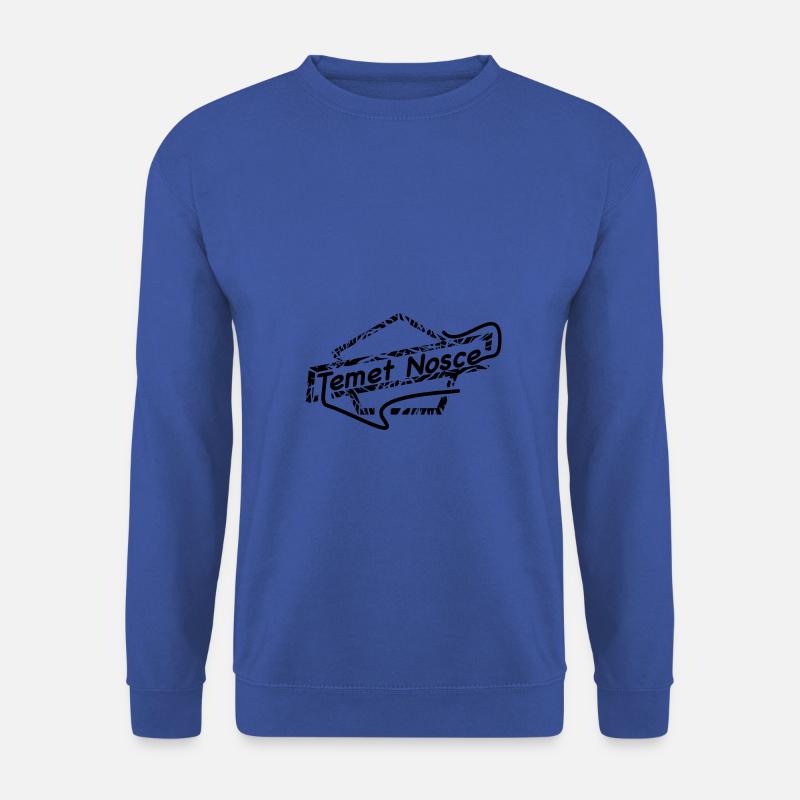 temet nosce -recognize yourself- Latin monochrome - Unisex Sweatshirt - royal blue