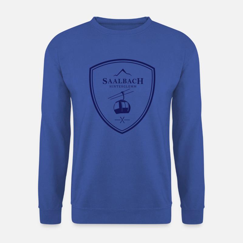 Skilift Emblem Saalbach Hinterglemm - Unisex Pullover - Royalblau
