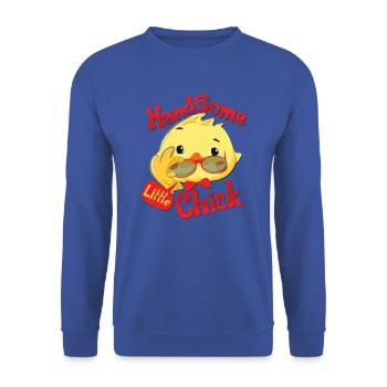 Little chick - Little Chick - Unisex Sweatshirt - royal blue - Front - Alina (178cm) & Michal (187cm)