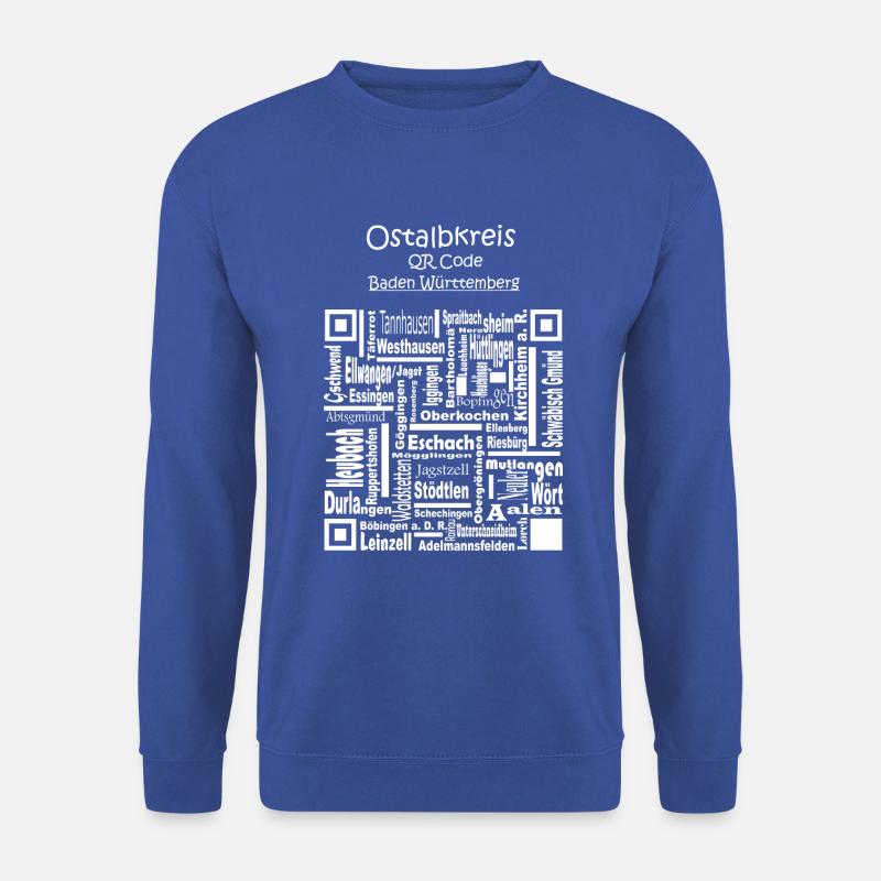 Ostalbkreis Ansprechendes und cooles Desig - Unisex Pullover - Royalblau