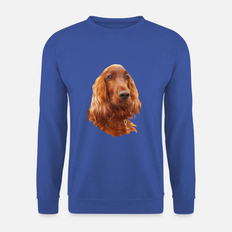 Irish Setter Red - Unisex Pullover - Royalblau