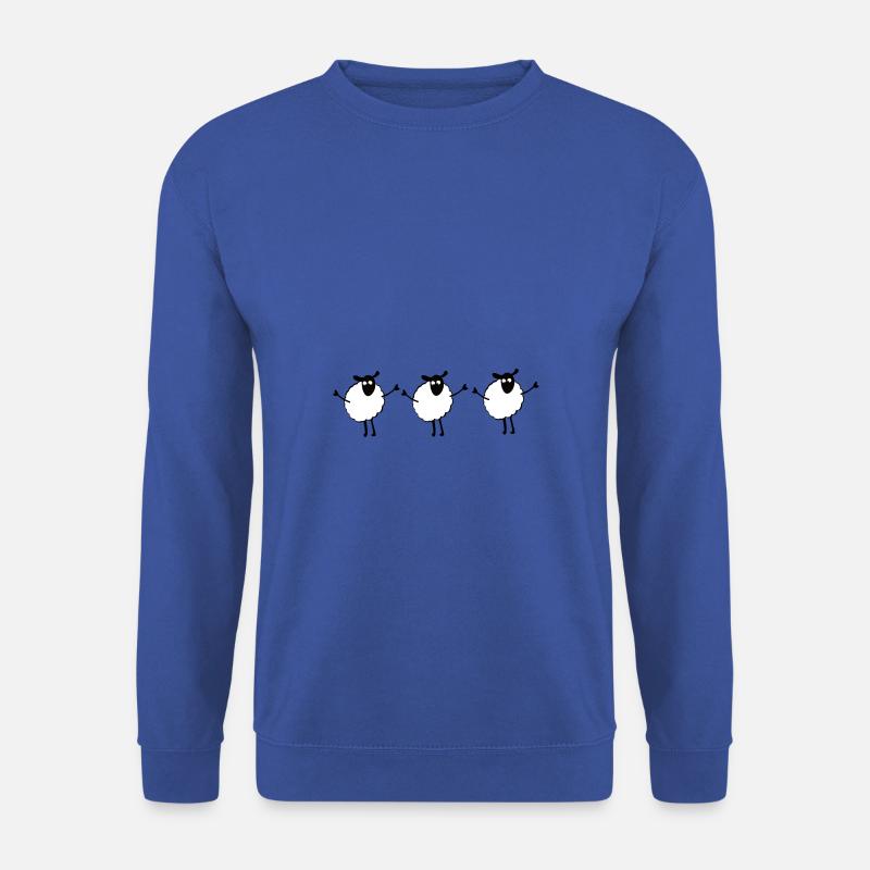 Schaaf Herde Sheep Niedliches Kuscheltier - Unisex Pullover - Royalblau