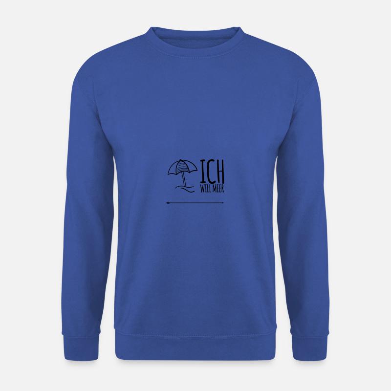 Ich will Meer - Unisex Pullover - Royalblau