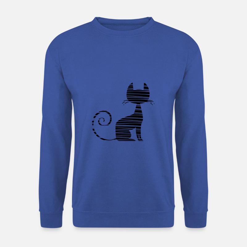 Cat Katze - Unisex Pullover - Royalblau