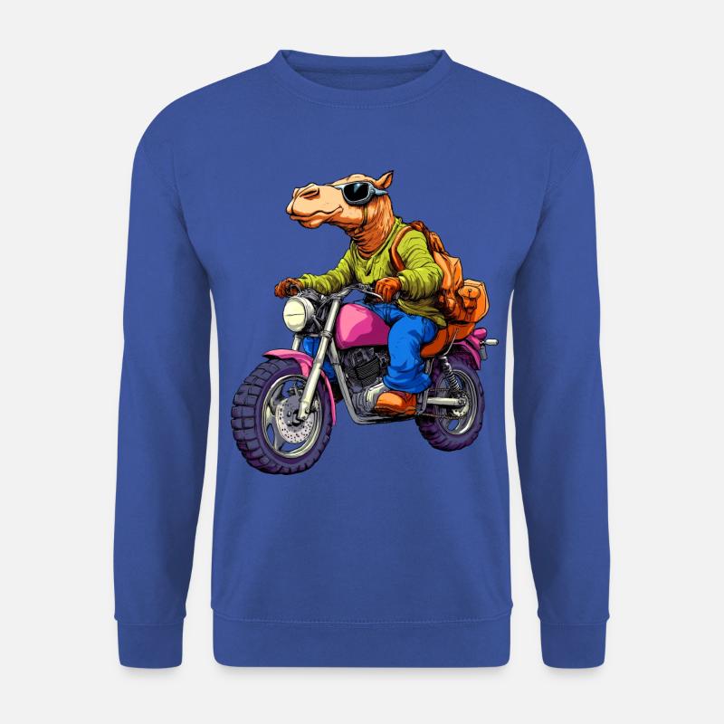 Camel Motorcycle - Unisex Sweatshirt - royal blue