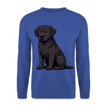 Labrador Labradorbesitzer Labradorliebhaber Labbi - Unisex Pullover - Royalblau - Vorne - Alina (178cm) & Michal (187cm)