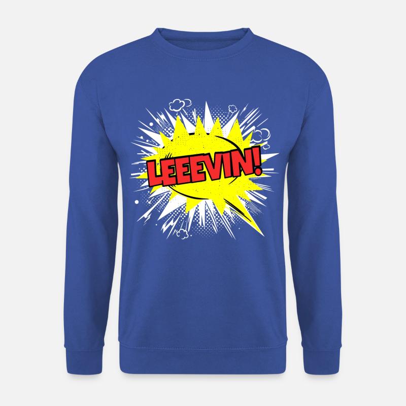 Levin Nom Drôle Bulle Leeevin ! - Sweat-shirt Unisexe - bleu royal